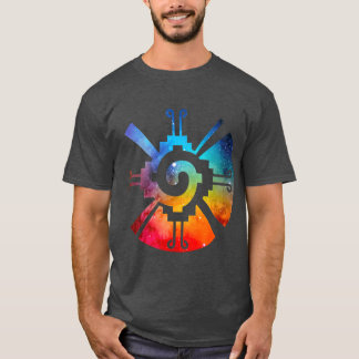 Camiseta Símbolo Hunab Ku Aztec Mayan Galaxy