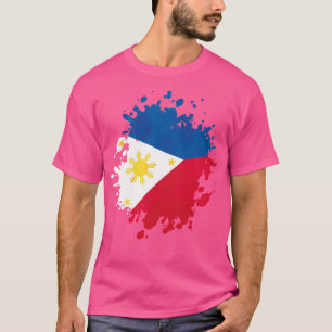 Camiseta Símbolo Ícone de Países de Sinalizador de Filipina