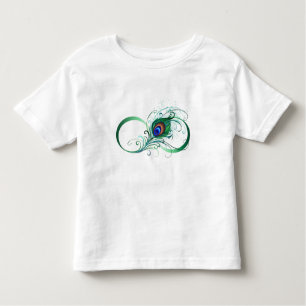 Camiseta Símbolo Infinito com Pavão