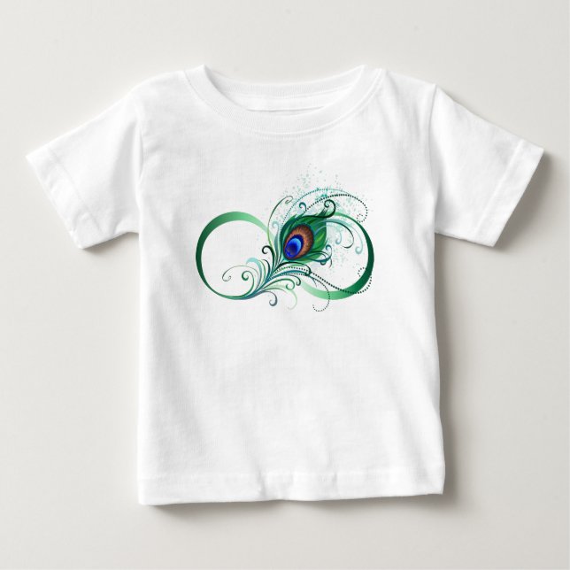 Camiseta Símbolo Infinito com Pavão (Frente)