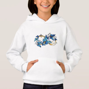 Camiseta Símbolo Infinito de Borboletas Azuis Morpho