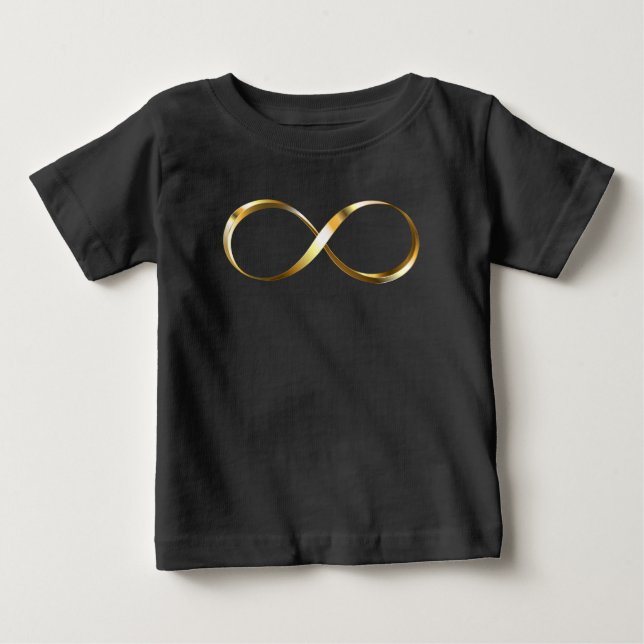 Camiseta Símbolo Infinity do ouro (Frente)