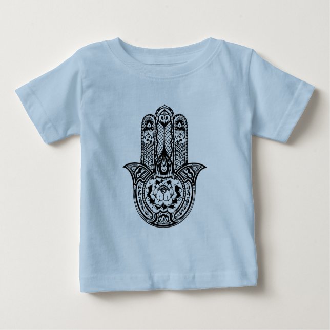 Camiseta Símbolo inspirado de Hamsa (Frente)