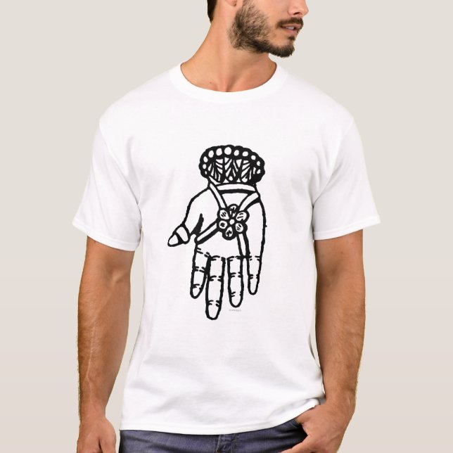 Camiseta Símbolo islâmico: Hamsa (Frente)
