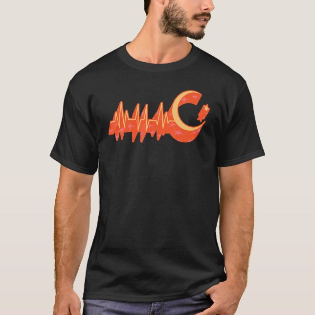 Camiseta Símbolo Islâmico Muçulmano Rezando Oração Islâmica (Frente)