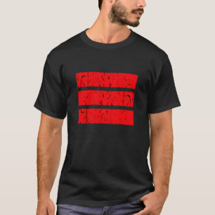 Camiseta Símbolo Legal de 3 Linhas Uniformidade & Harmoni