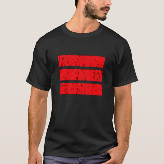 Camiseta Símbolo Legal de 3 Linhas | Uniformidade & Harmoni (Frente)