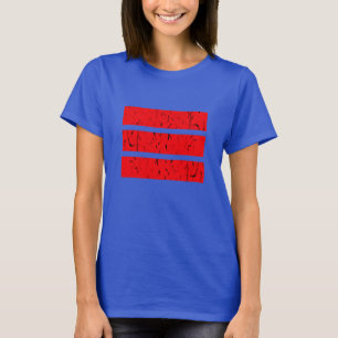 Camiseta Símbolo Legal de 3 Linhas Uniformidade & Harmoni