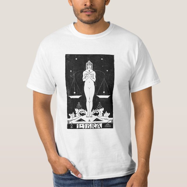 Camiseta Símbolo Libra Zodiac (Frente)