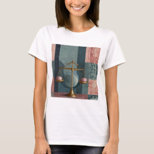 Camiseta Símbolo Libra Zodiac Amantes da Harmonia