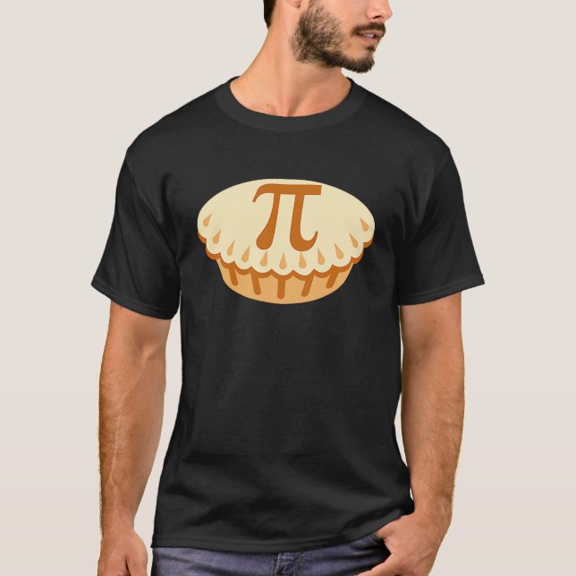 Camiseta Símbolo Matemático do Dia do Pi da Torta de Maçã p (Frente)