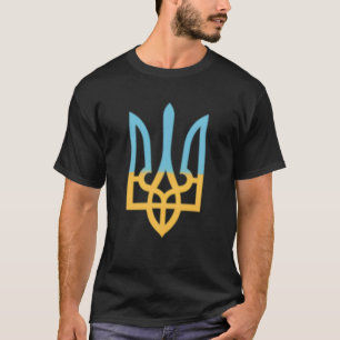 Camiseta Símbolo Nacional Ucraniano Trident I Stand With Uk