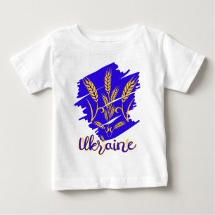 Camiseta Símbolo nacional ucraniano trizub feito de orelha