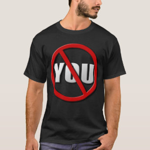 Camiseta Símbolo No You (Para Cores Escuras)