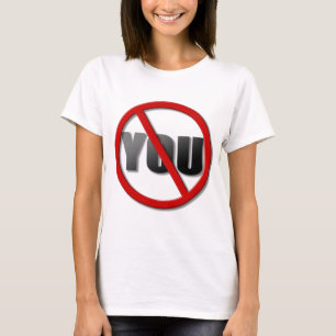 Camiseta Símbolo No You (Para Cores Leves)