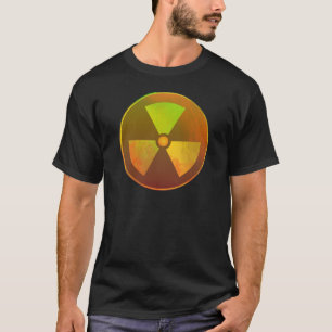 Camiseta Símbolo Nuclear Brilho Radioativo