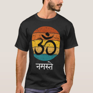 Camiseta Símbolo Om Namaste Ohm Hindu Zen Tantra Yoga Espír