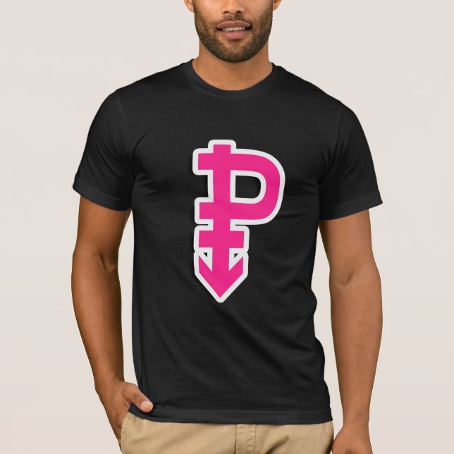 Camiseta SÍMBOLO PANSEXUAL 3D de P (Frente)