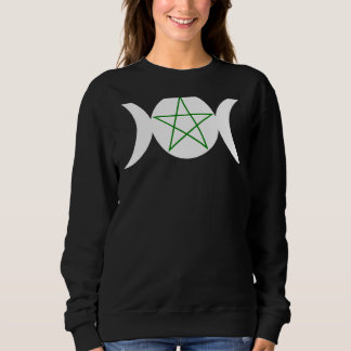 Camiseta Símbolo Pentagrama de Deusa Tripla Dianic Wicca
