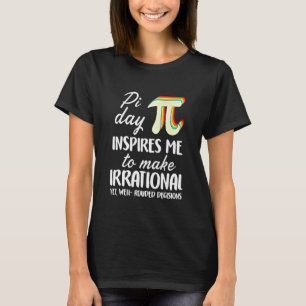 Camiseta Símbolo Pi Day Me Inspira Math Lover Tee