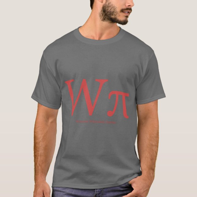 Camiseta Símbolo Pi do Instituto Politécnico de Worcester W (Frente)