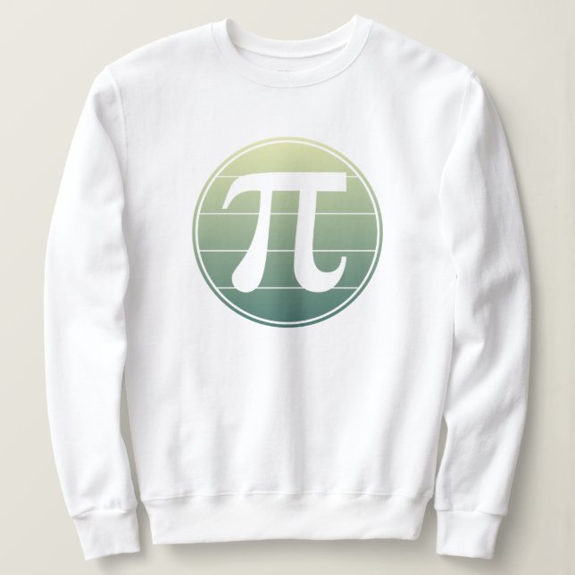 Camiseta Símbolo Pi Gradiente Dia Pi | Feliz dia de matemát (Frente do Design)