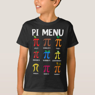 Camiseta Símbolo Pi Menu 3.14 Pi - Dia Pi Feliz Do Professo