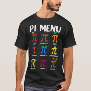 Camiseta Símbolo Pi Menu 3.14 Pi - Dia Pi Feliz Do Professo