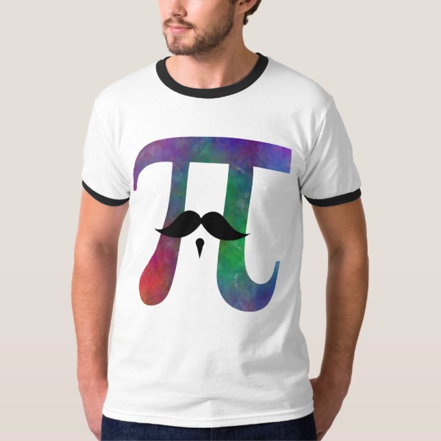 Camiseta Símbolo Pi Mustache (Frente)