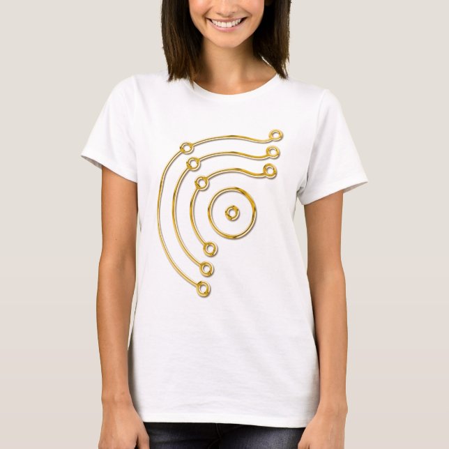 Camiseta Símbolo RUNA / DOURADO (Frente)