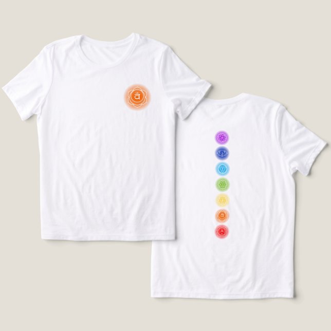 Camiseta Símbolo Sacral Chakra | Svadhisthana (Design Frente e Verso)