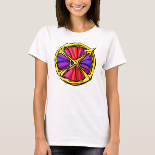 Camiseta Símbolo Sagitário Colorido Gemstone