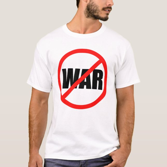 Camiseta Símbolo Sem guerra (Frente)