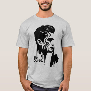 Camiseta Símbolo Silencioso do Homem-Presente para Amantes 