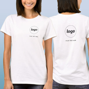 Camiseta Símbolo Simples e Crista Empresarial de Texto e Ve