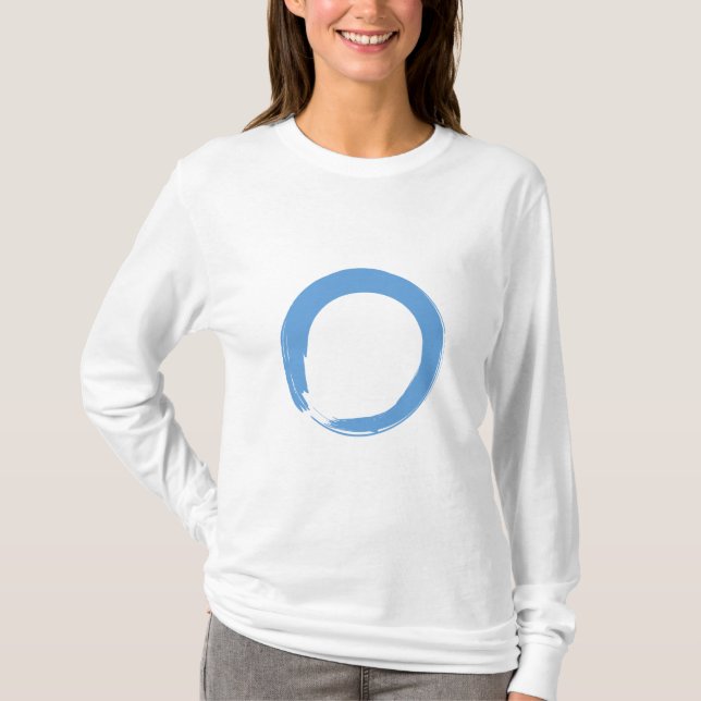 Camiseta Símbolo Sky Blue Zen (Frente)