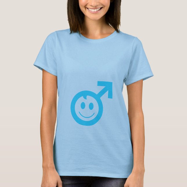 Camiseta Símbolo smiley face do bebê (Frente)