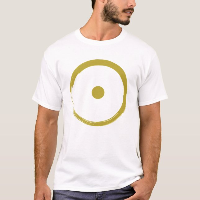 Camiseta Símbolo solar astrológico - Círculo Zen Budista 3 (Frente)
