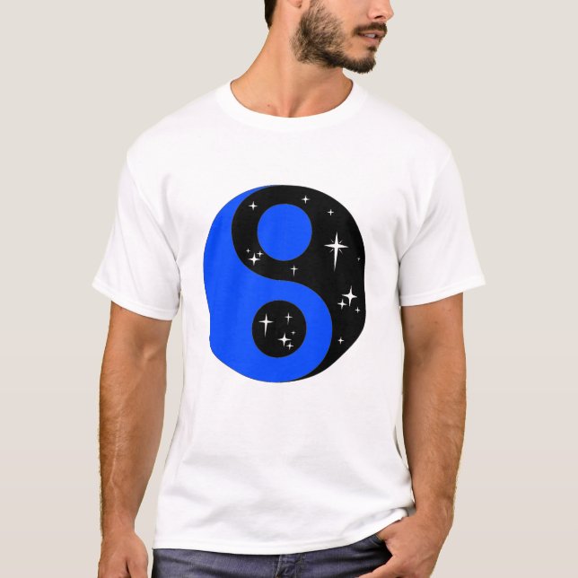Camiseta Símbolo Starry Ying Yang " (Frente)