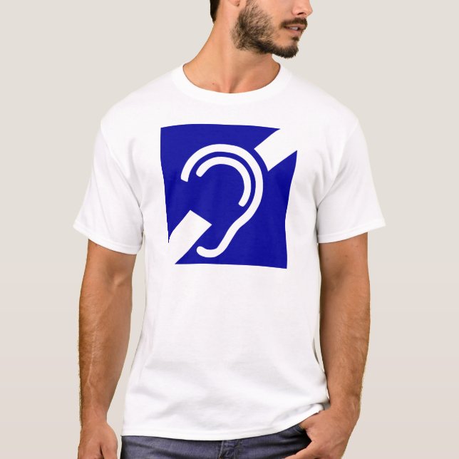 Camiseta Símbolo surdo (Frente)