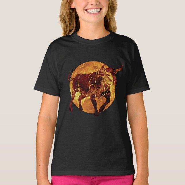Camiseta Símbolo Taurus Zodiac (Frente)