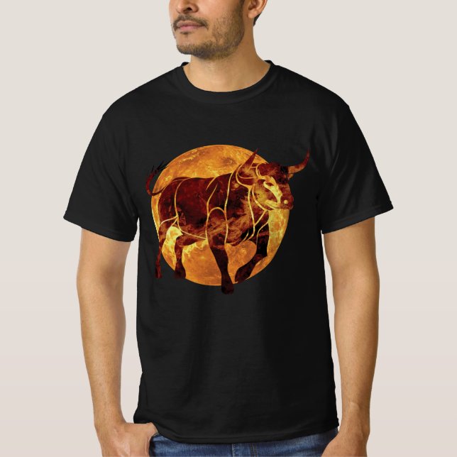 Camiseta Símbolo Taurus Zodiac (Frente)