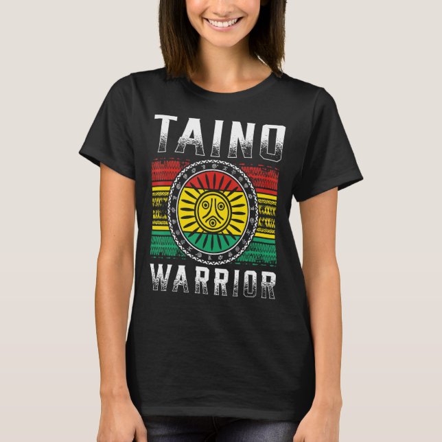 Camiseta Símbolo Tradicional de Sinalizador do Guerreiro Ta (Frente)
