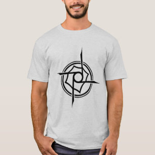 Camiseta Símbolo Tribal Geométrico - Emblema de Estrela Abs