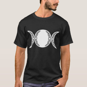 Camiseta Símbolo triplo da lua da deusa