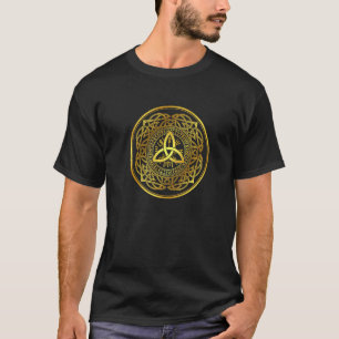 Camiseta Símbolo Triquetra Nórdico Viking Mitologia Nórdica