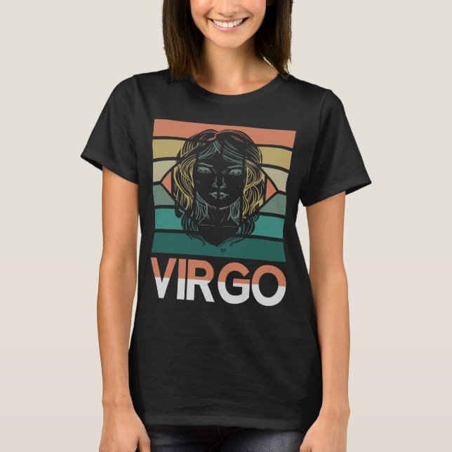 Camiseta Símbolo Virgo Zodiac (Frente)