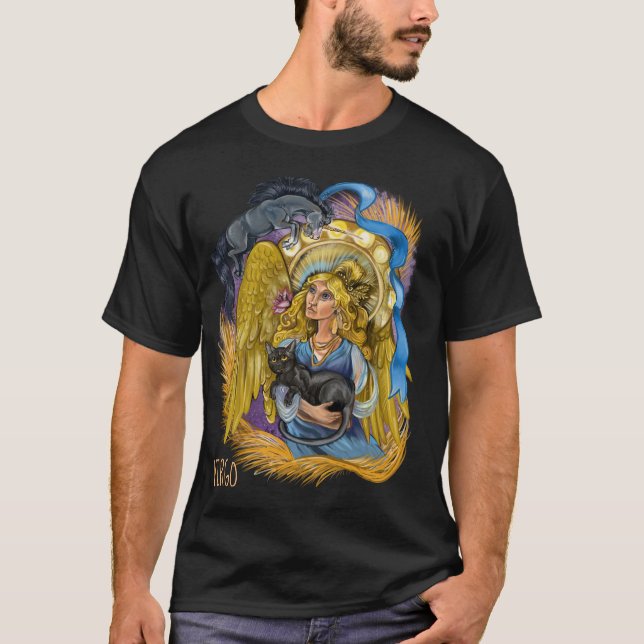 Camiseta Símbolo Virgo Zodiac (Frente)