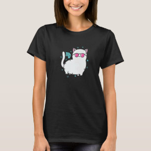 Camiseta Símbolo Virgo Zodiac como Horoscópio Gato