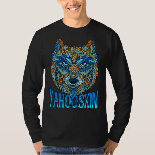 Camiseta Símbolo Yahooskin Wolf Espírito Nativo Americano Y